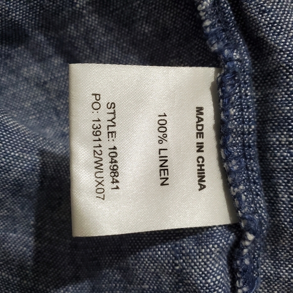 💚 3 For $15 💚 INEN Blue Heather Woman's TOP Size 14 WesT Lane - Picture 7 of 7